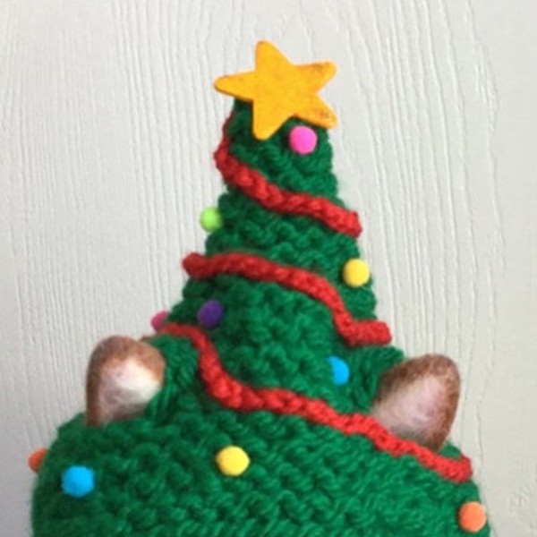 Christmas Tree Hat for Pet